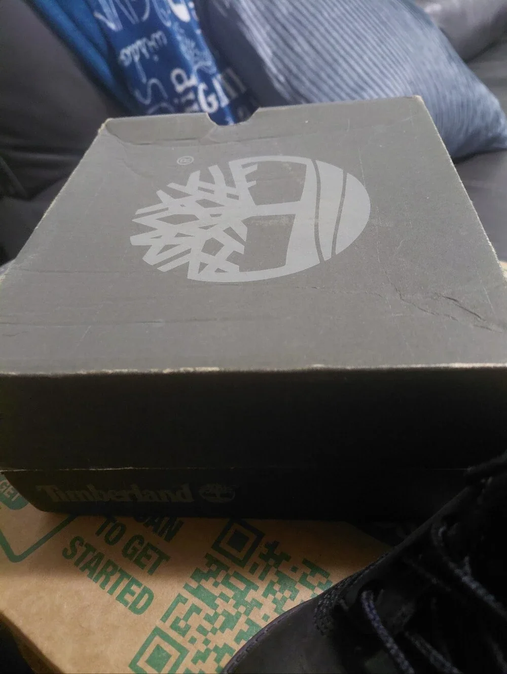 Kids Black Lace-Up Outdoor Boots